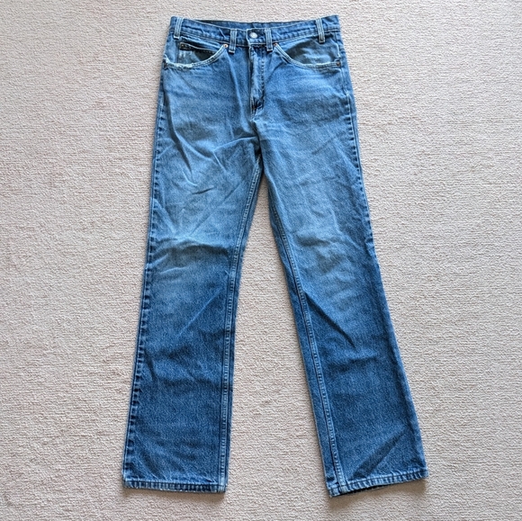 Levi's straight leg blue jeans, size 32 - Picture 2 of 5